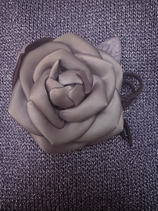Accessories - Women’s Fabric Rose hand made brooch